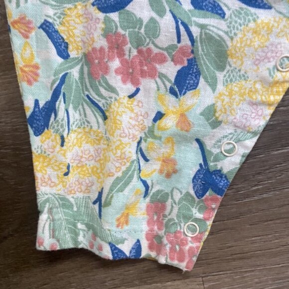 BNWT Nordstrom Linen Blend Romper - Picture 3 of 9